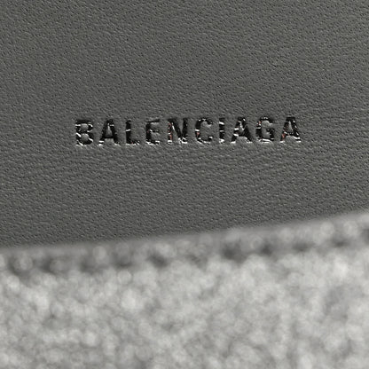 Balenciaga Glitter Fabric Hourglass Top Handle Bag XS Grey 6 of 11