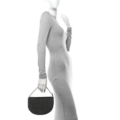 Alexander Wang Mesh Crystal Wanglock Fortune Cookie Bag Black 2 of 9