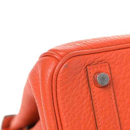 Hermes Taurillon Clemence Birkin 30 Capucine 9 of 14