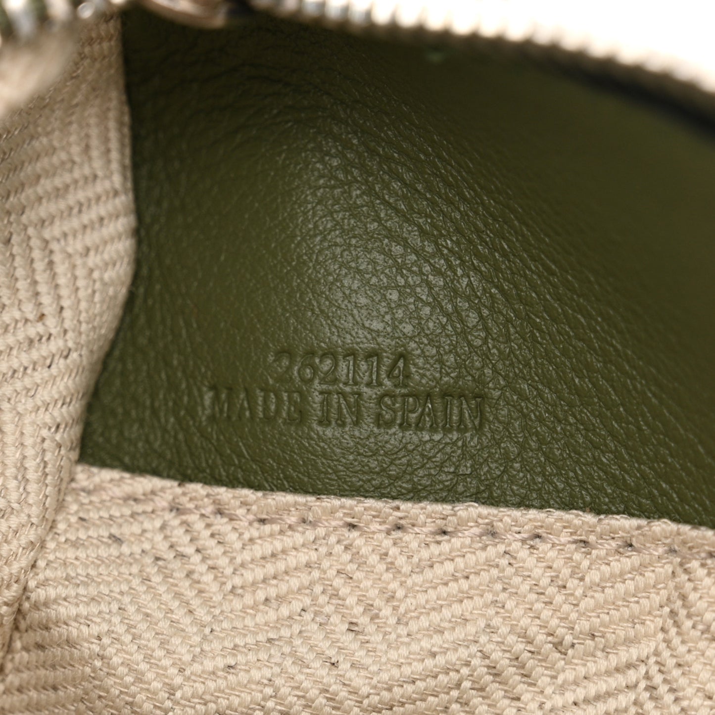 Calfskin Small Puzzle Bag Avocado