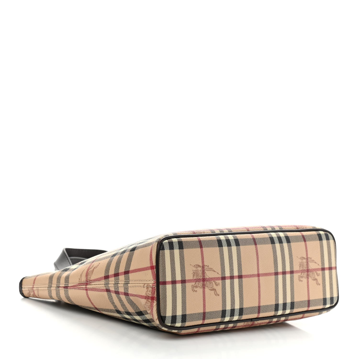 Burberry Haymarket Check Small Onslow Tote Chocolate 4 of 21
