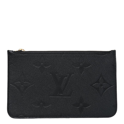 Louis Vuitton Empreinte Monogram Giant Neverfull MM Pochette Black 1 of 4