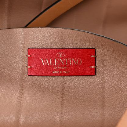 Valentino Garavani Calfskin Pleated Tote Dusty Rose 6 of 13