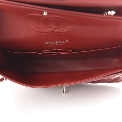 Chanel Patent Calfskin Quilted Medium Double Flap Red 5 of 10