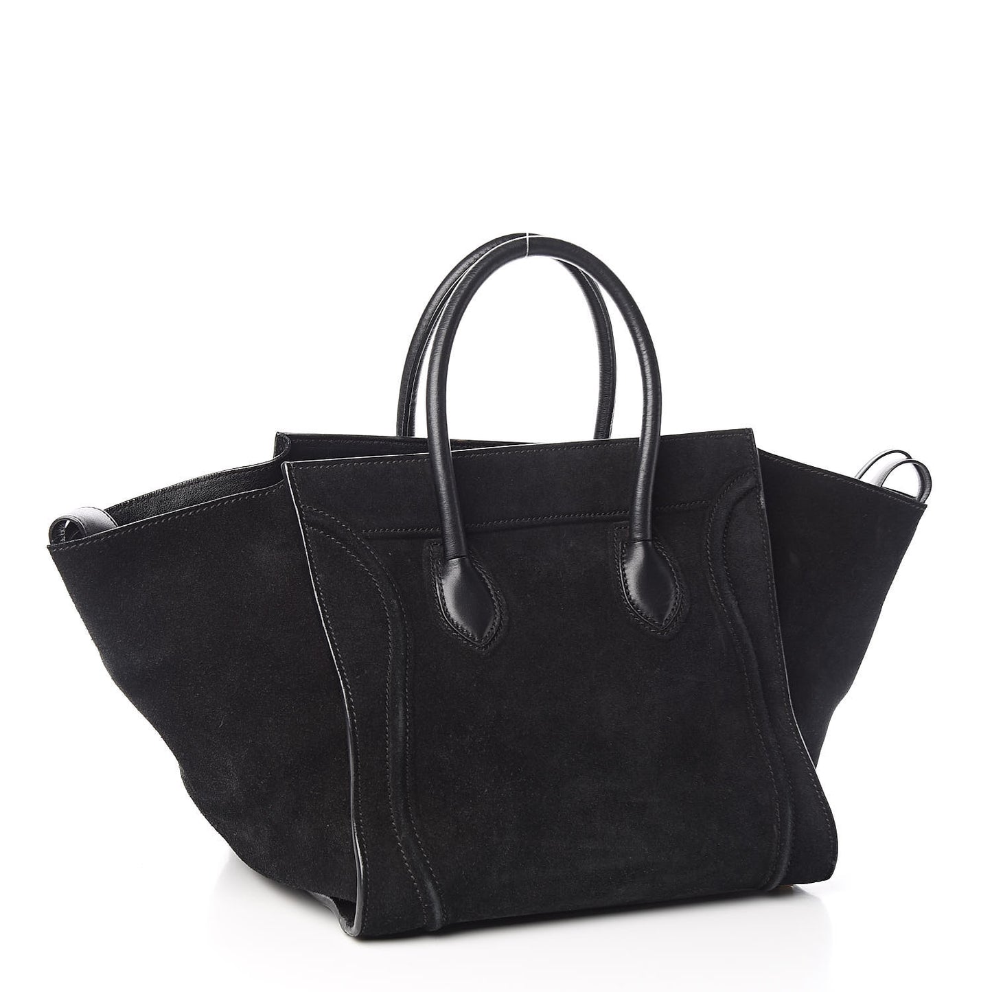 Suede Medium Phantom Luggage Black
