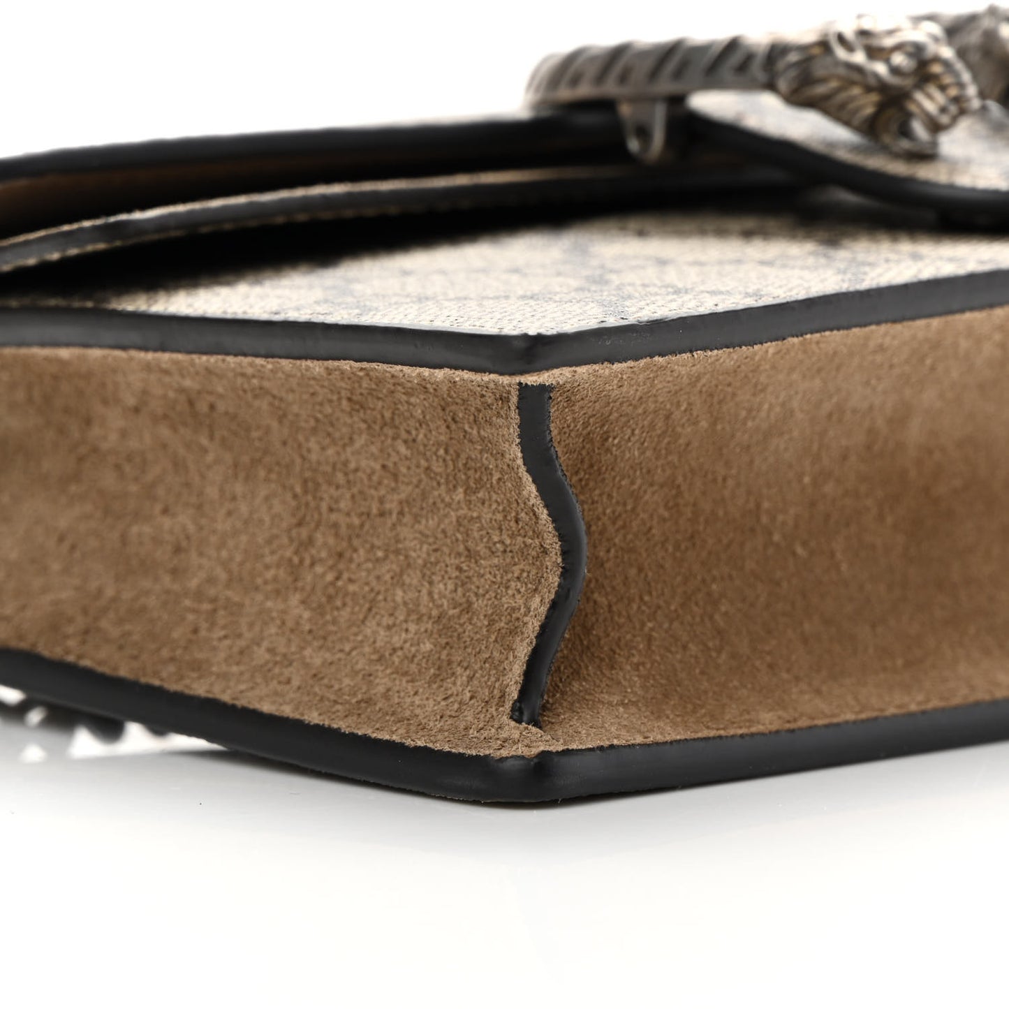 GG Supreme Monogram Super Mini Dionysus Shoulder Bag Taupe