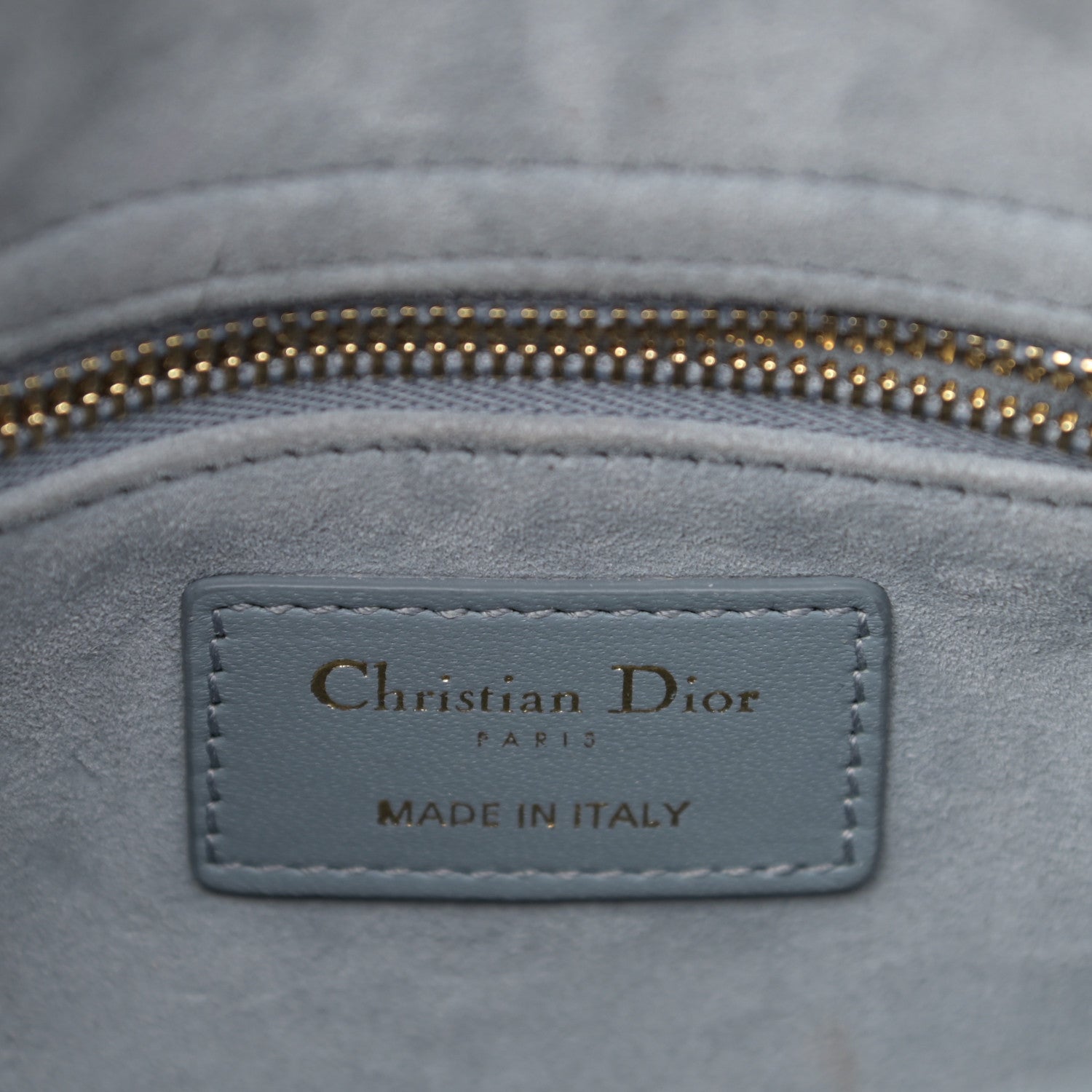 Christian Dior Lambskin Cannage Small My ABCDior Lady Dior Cloud Blue 7 of 12