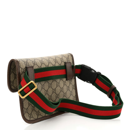 Gucci GG Supreme Monogram Neo Vintage Web Belt Bag Brown 3 of 13