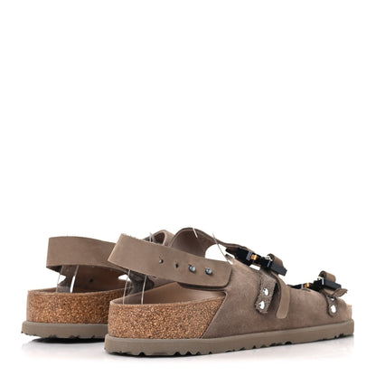 Christian Dior X BIRKENSTOCK Felted Wool Nubuck Calfskin Mens Milano Sandal 45 Brown 5 of 7