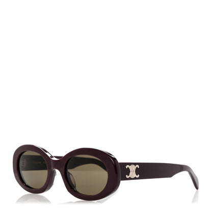Celine Acetate Triomphe 01 Sunglasses CL 40194U Burgundy 1 of 7