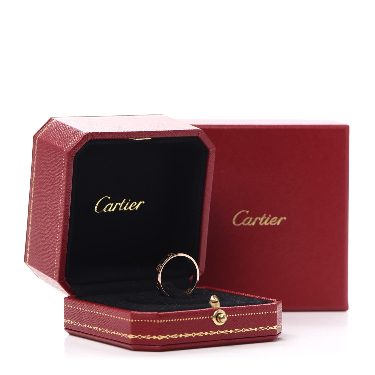 Cartier 18K Pink Gold 3.5mm LOVE Wedding Band Ring 57 8 6 of 6