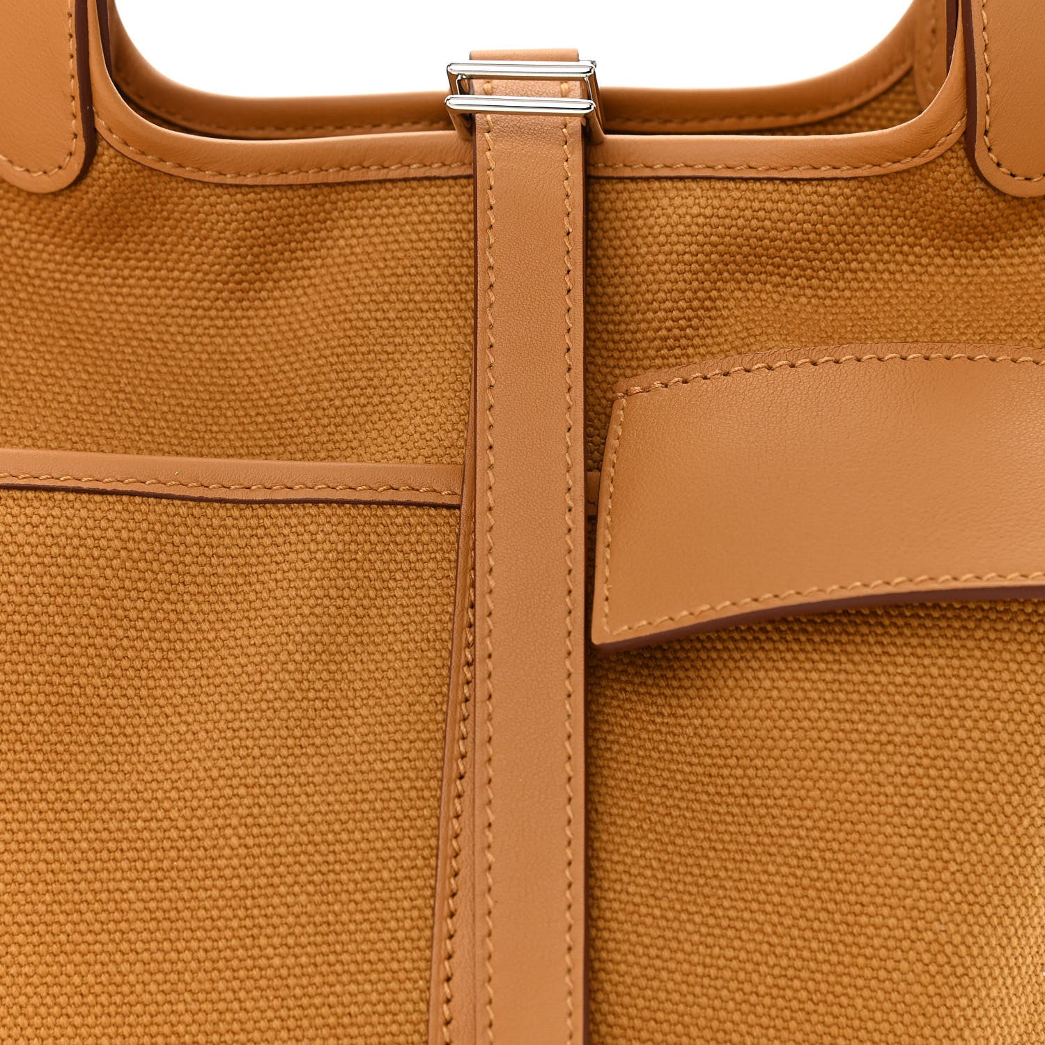 Hermes Toile Goeland Swift Cargo Picotin Lock 18 Sesame 8 of 11