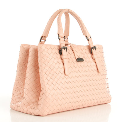 Bottega Veneta Calf Intrecciato Small Roma Flamingo 3 of 8