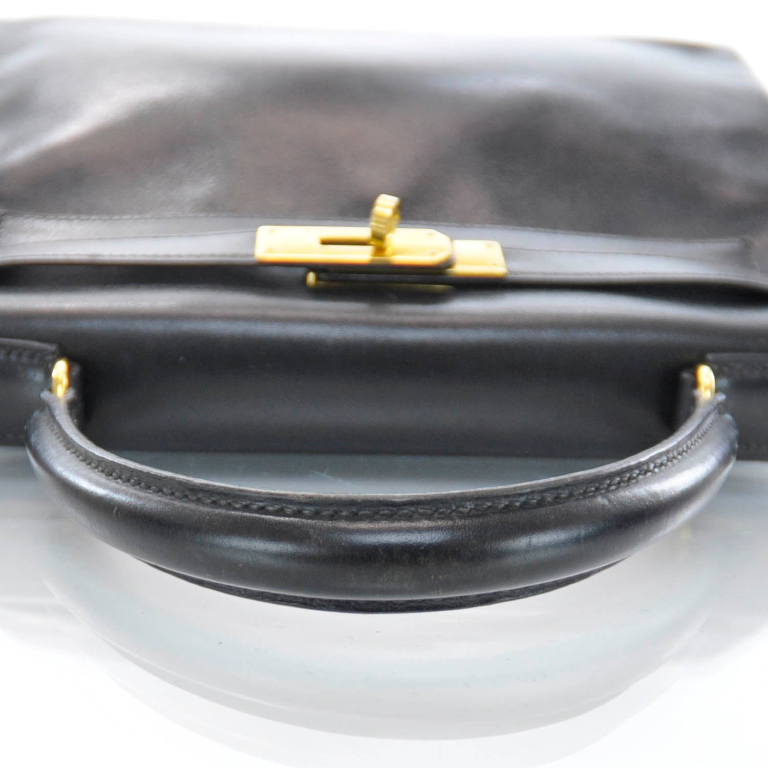 Hermes Box Kelly 28 Black 6 of 9
