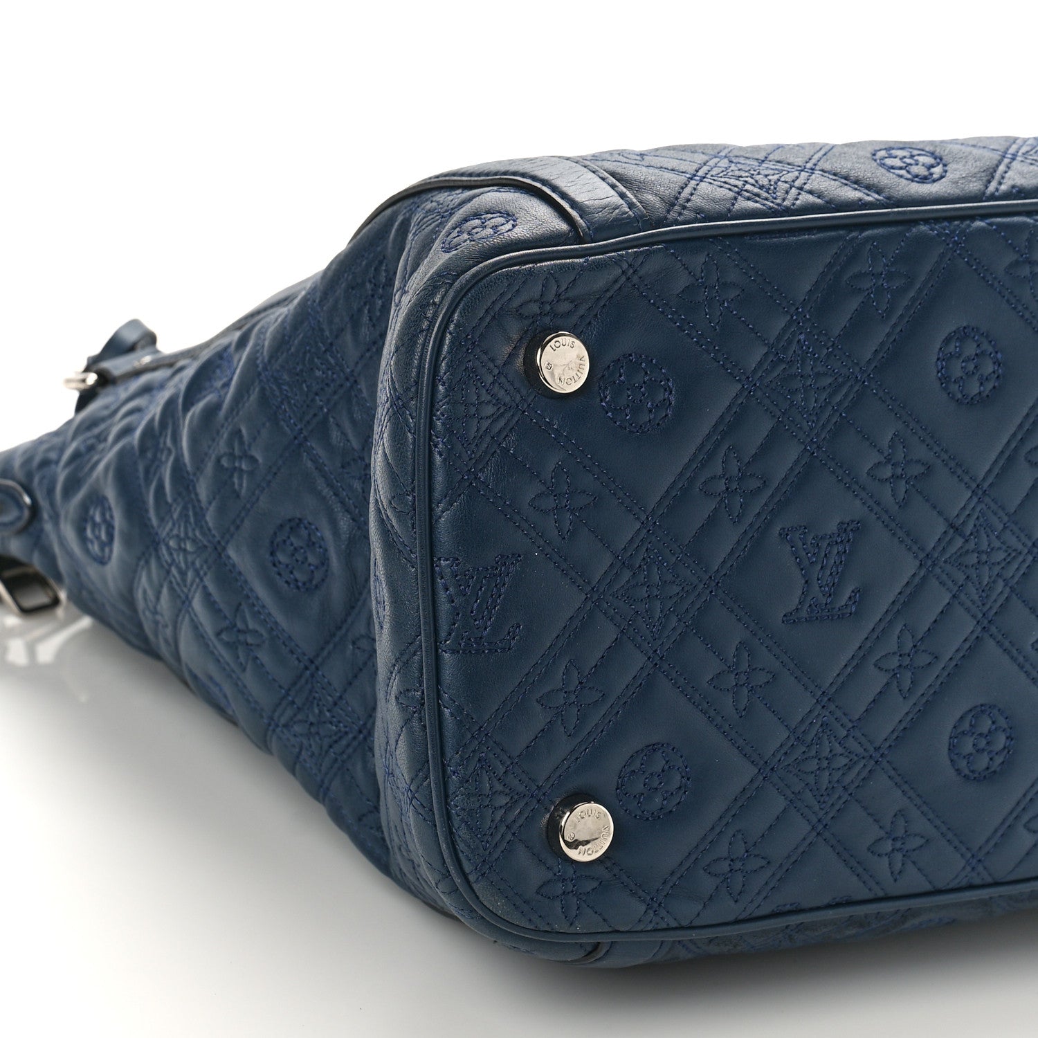 Louis Vuitton Monogram Lambskin Antheia IXIA MM Indigo 6 of 7
