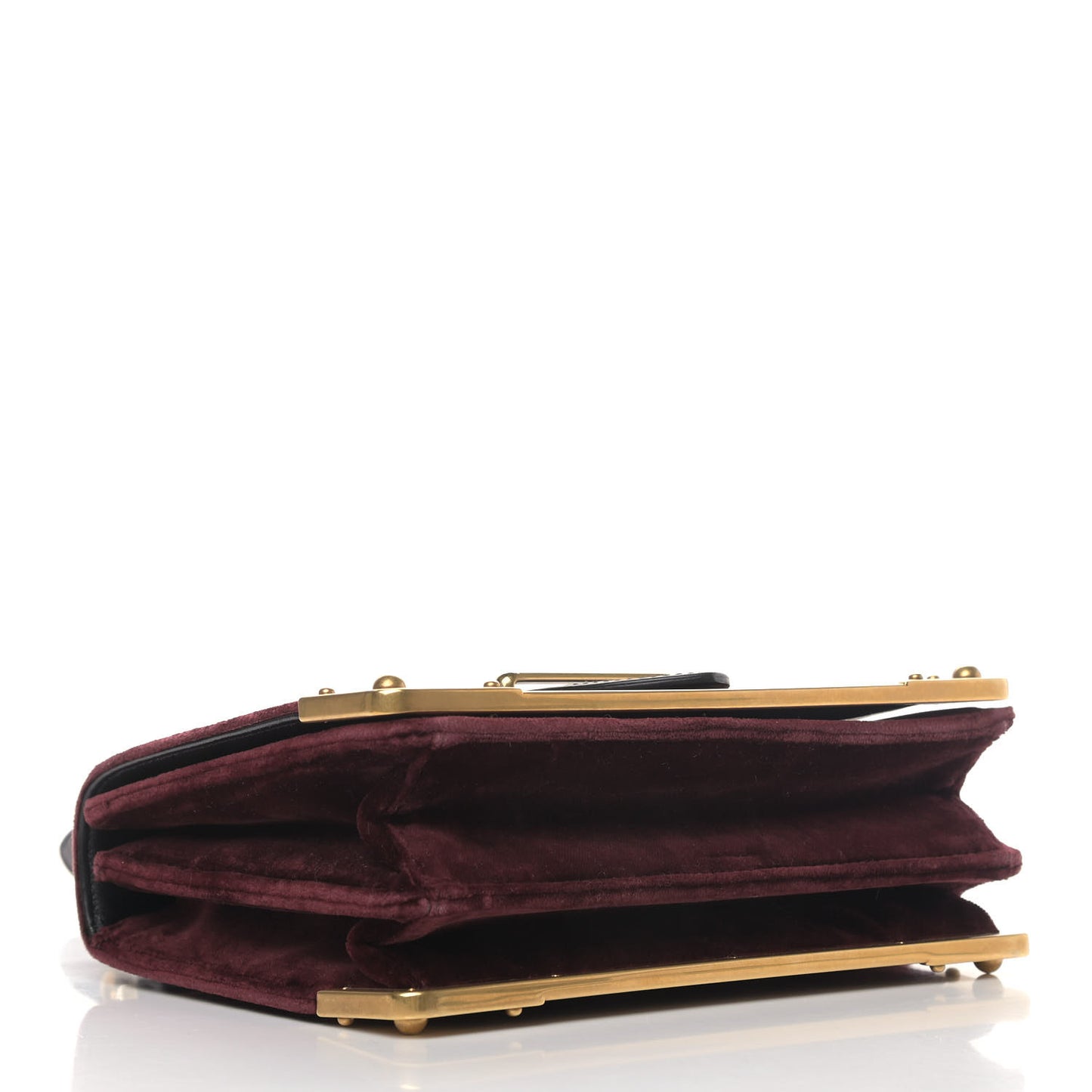 Velvet City Calfskin Cahier Bag Ribes Black
