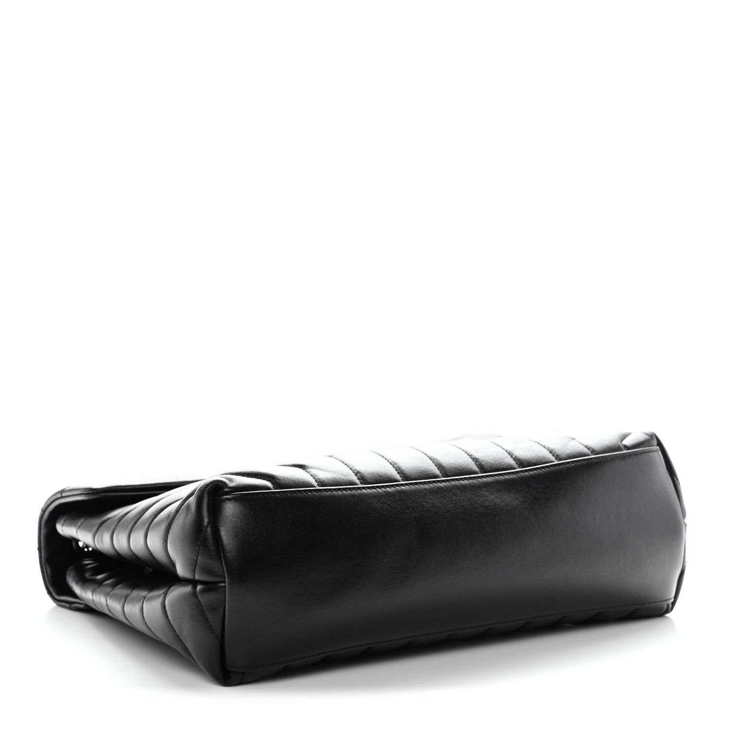 Saint Laurent Calfskin Y Quilted Monogram Monochrome Medium Loulou Chain Satchel Black 4 of 11