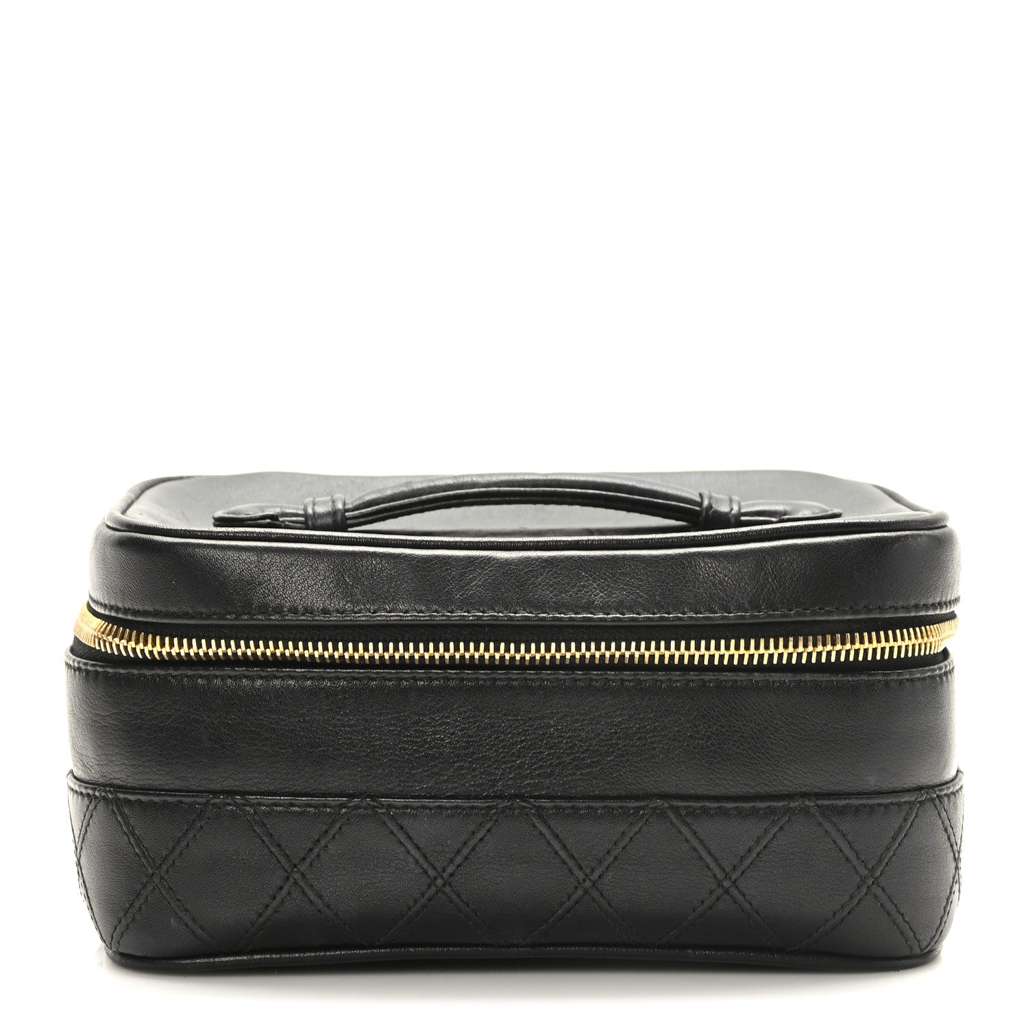 Chanel Lambskin Vanity Cosmetic Case Black 1 of 11
