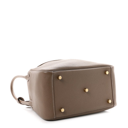 Hermes Taurillon Clemence Lindy 26 Etoupe 4 of 12