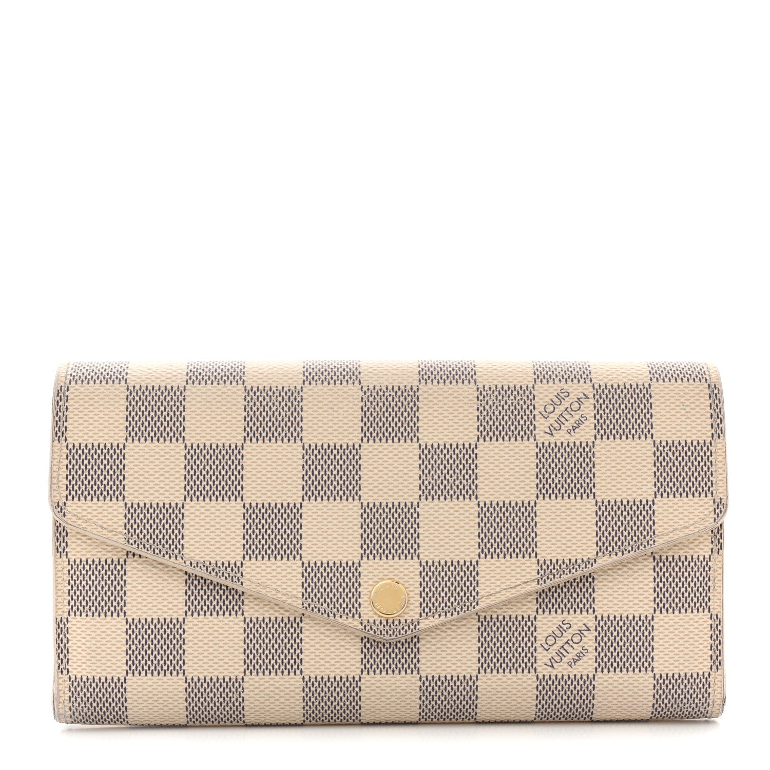 Louis Vuitton Damier Azur Sarah Wallet NM 1 of 9