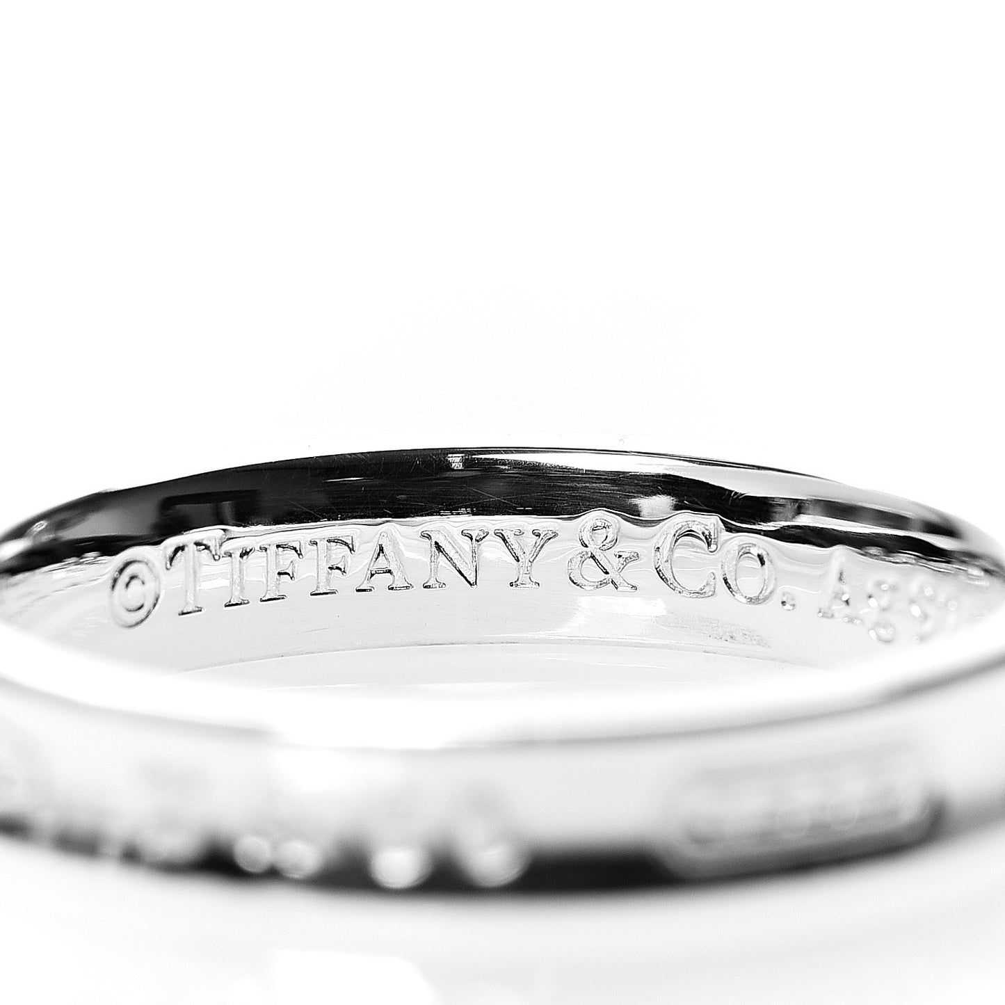 Sterling Silver Narrow 1837 Band Ring 58 8.5