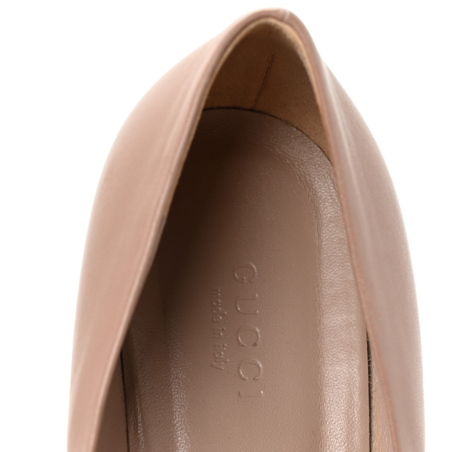 Gucci Nappa Crystal Interlocking G Ballet Flats 39.5 Dark Cipria 7 of 8