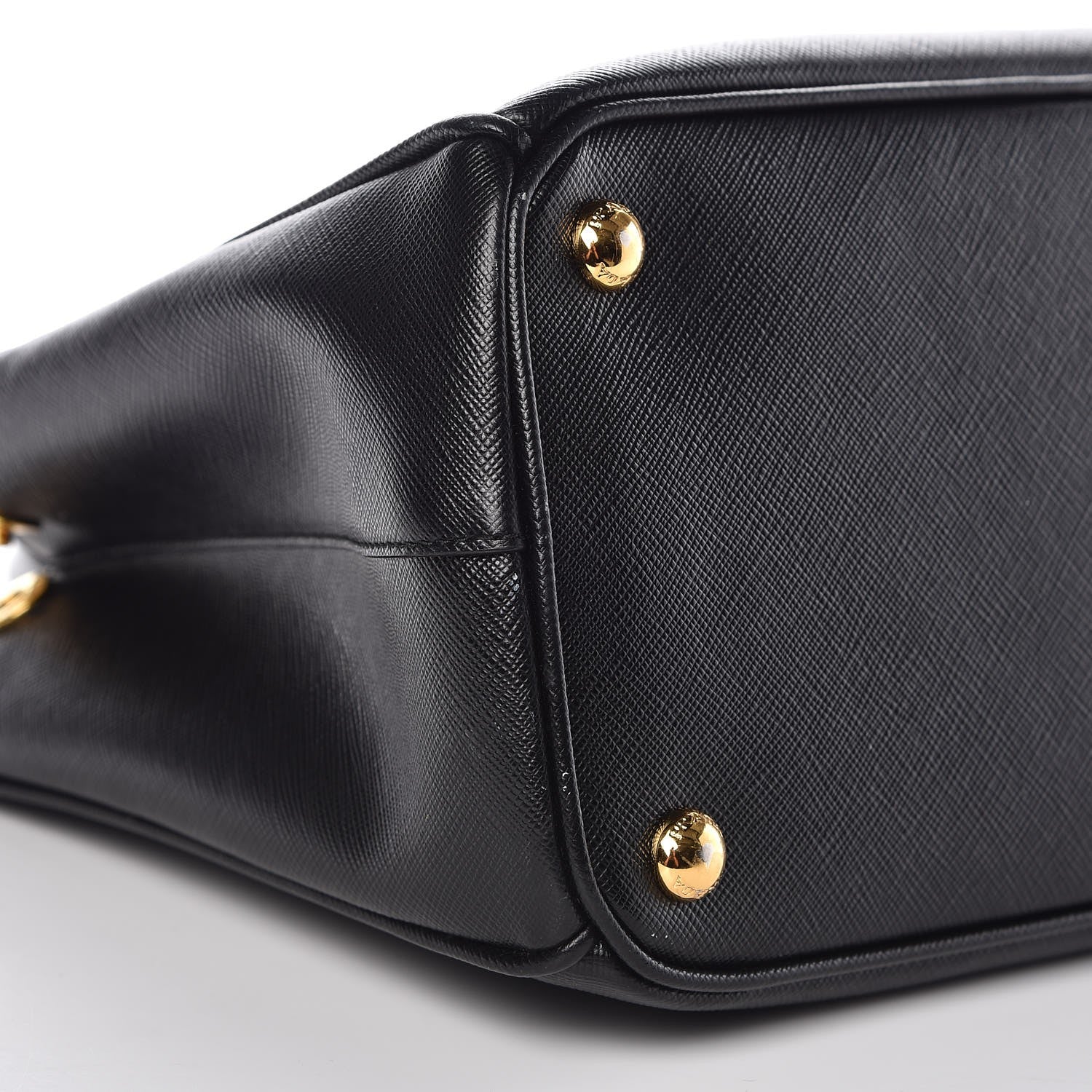 Prada Saffiano Small Galleria Double Zip Tote Black 9 of 9