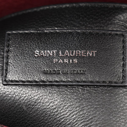 Saint Laurent Sheepskin Matelasse Chevron Monogram Medium College Bag Old Brandy 6 of 16