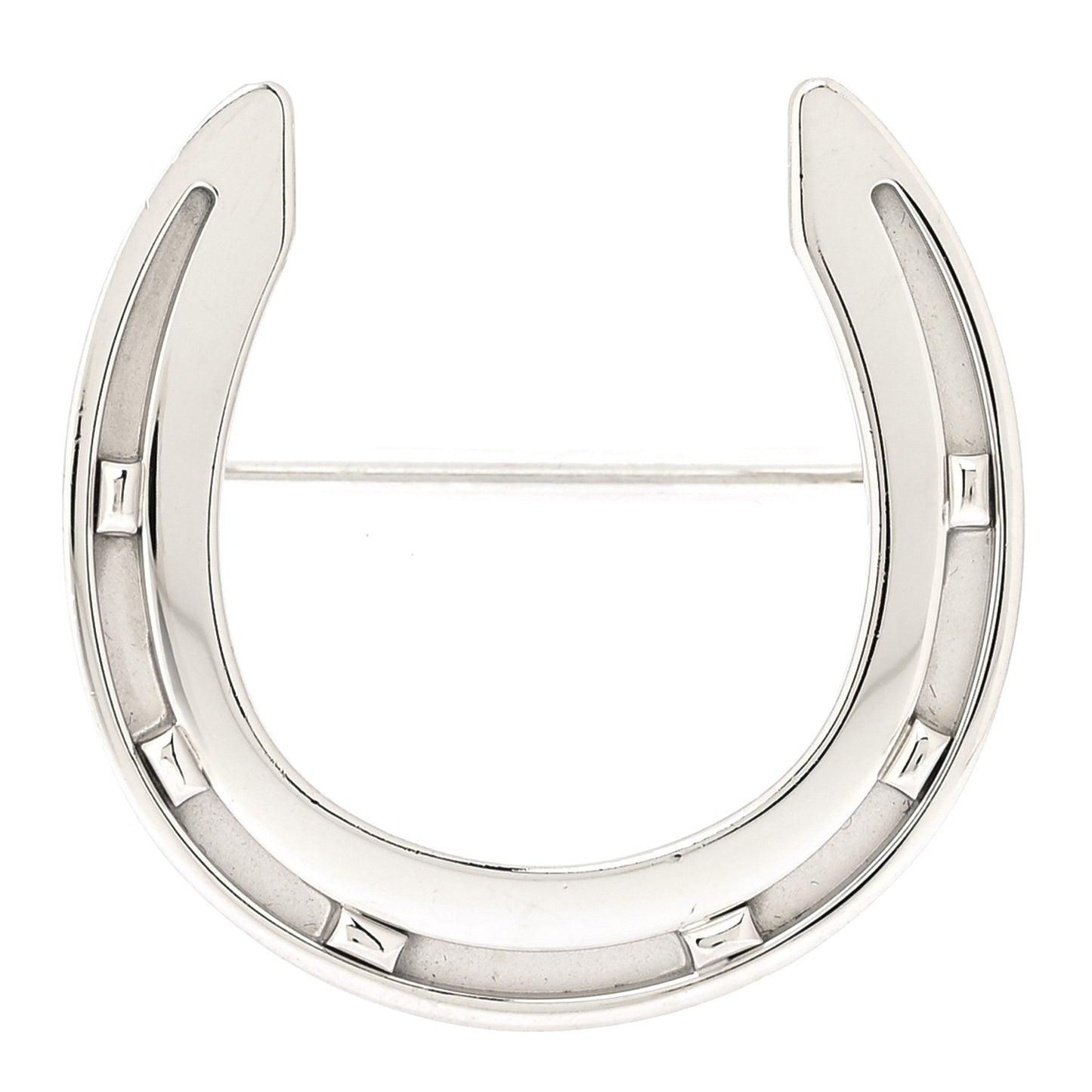 Palladium Fer A Cheval Scarf 90 Ring
