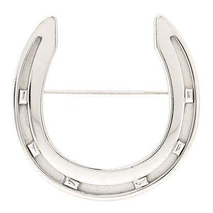 Hermes Palladium Fer A Cheval Scarf 90 Ring 1 of 4