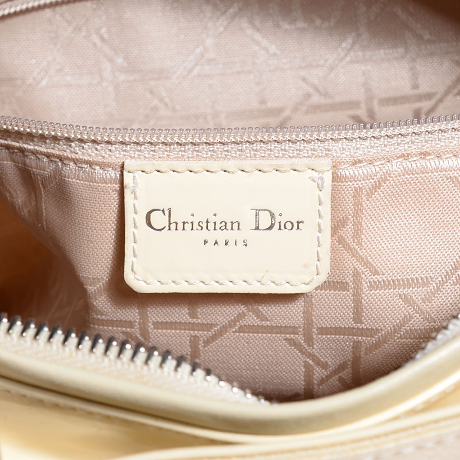 Christian Dior Canvas Large Lady Dior Beige 6 of 7