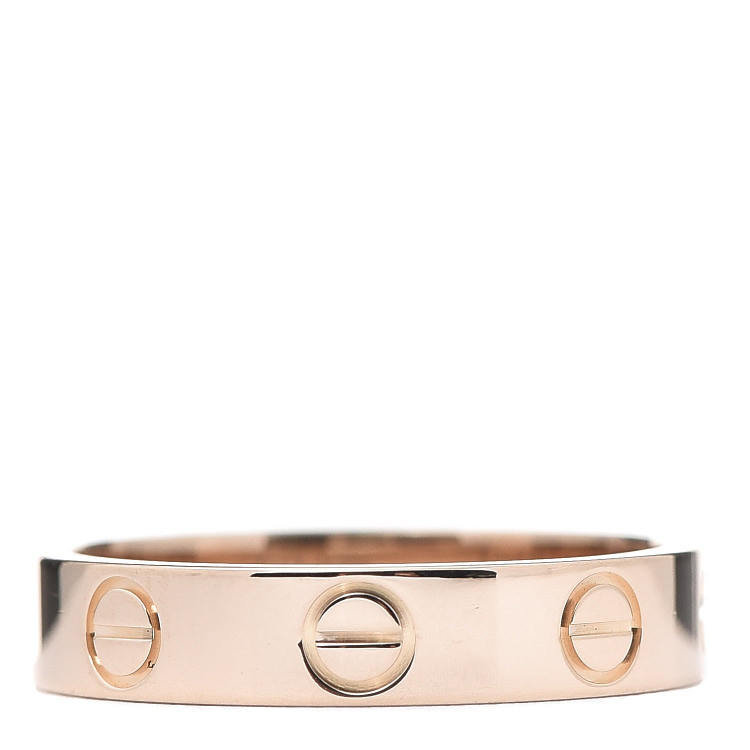 Cartier 18K Pink Gold 3.5mm LOVE Wedding Band Ring 49 5 3 of 4