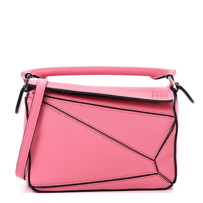 Loewe Calfskin Mini Puzzle Bag Wild Rose 1 of 11