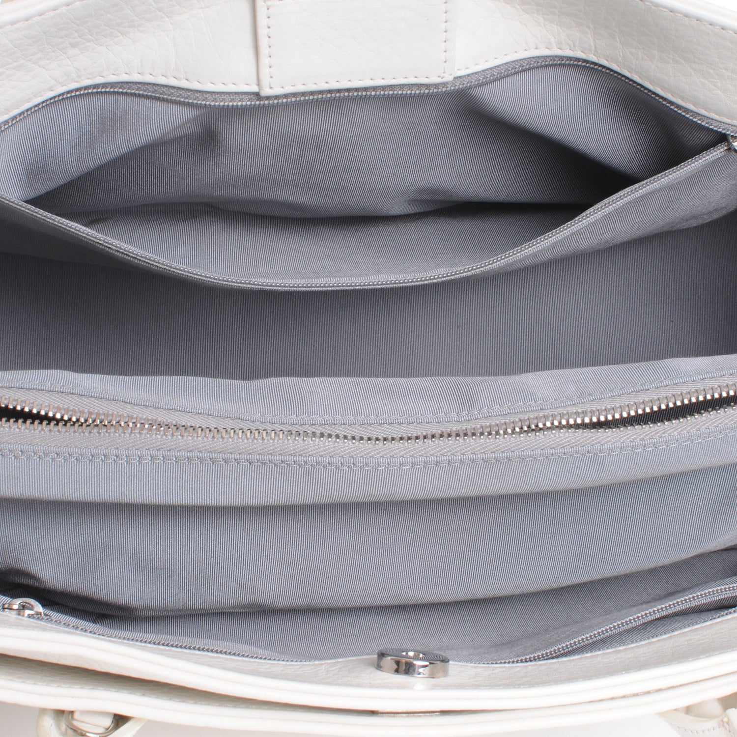 Chanel Deerskin Cerf ExecutiveTote White 7 of 9