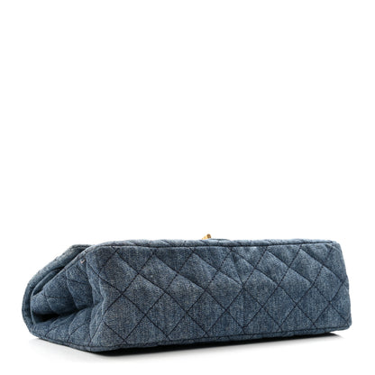 Chanel Denim Quilted 2.55 Reissue 225 Flap Blue 4 of 11