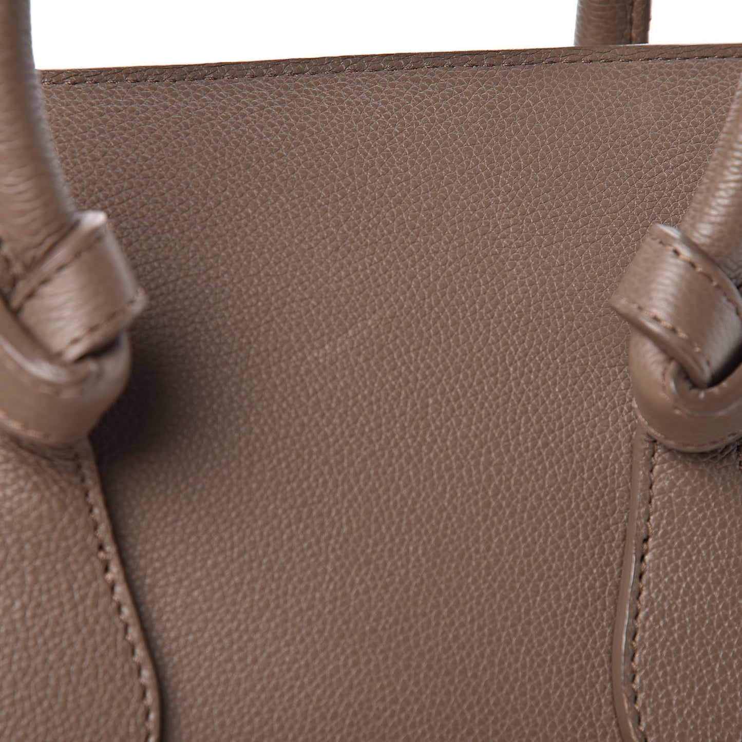 Crisped Calfskin Medium Tie Knot Tote Taupe