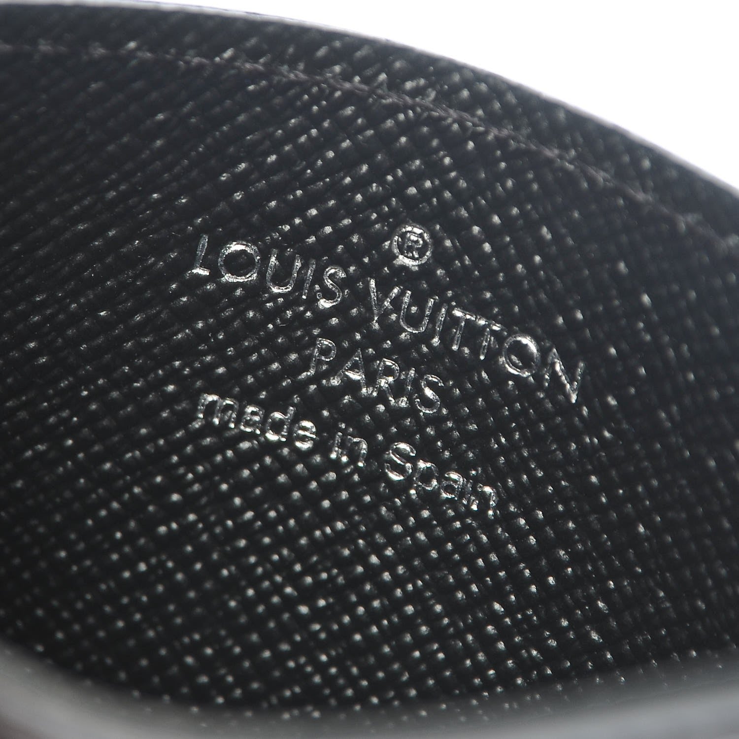 Louis Vuitton Epi Card Holder Black 6 of 7
