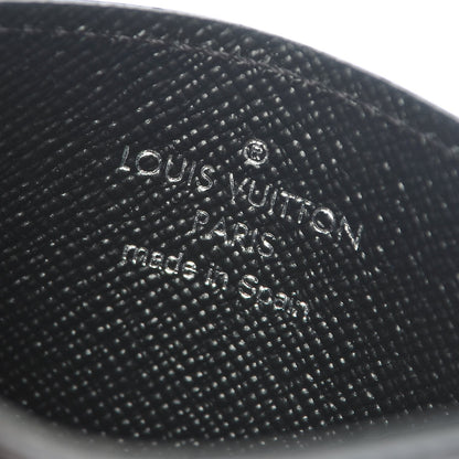 Louis Vuitton Epi Card Holder Black 6 of 7