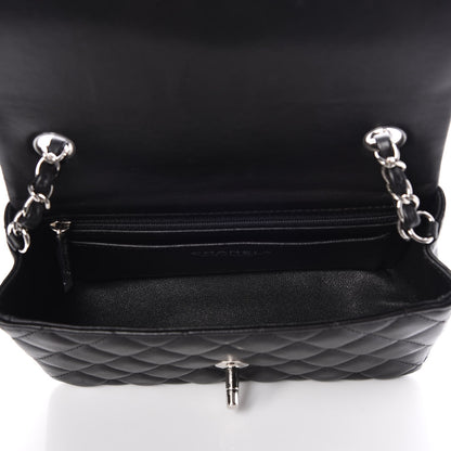 Chanel Lambskin Quilted Mini Rectangular Flap Black 5 of 8
