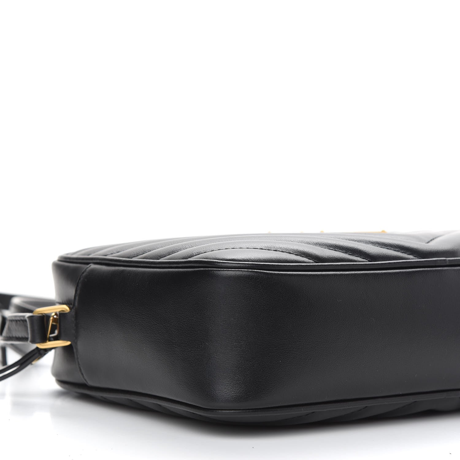 Saint Laurent Calfskin Matelasse Monogram Lou Camera Bag Black 8 of 9