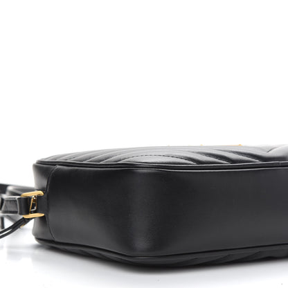 Saint Laurent Calfskin Matelasse Monogram Lou Camera Bag Black 8 of 9