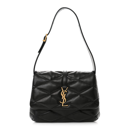 Saint Laurent Lambskin Quilted Le 57 Diamond Shoulder Bag Black 1 of 13