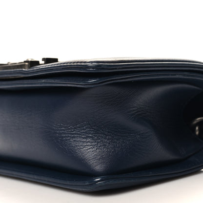 Chanel Calfskin Ombre Faded Quilted Small Boy Flap Blue 10 of 11