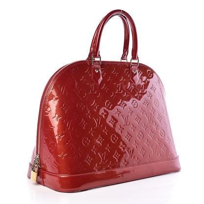 Louis Vuitton Vernis Alma GM Pomme D'Amour 3 of 12