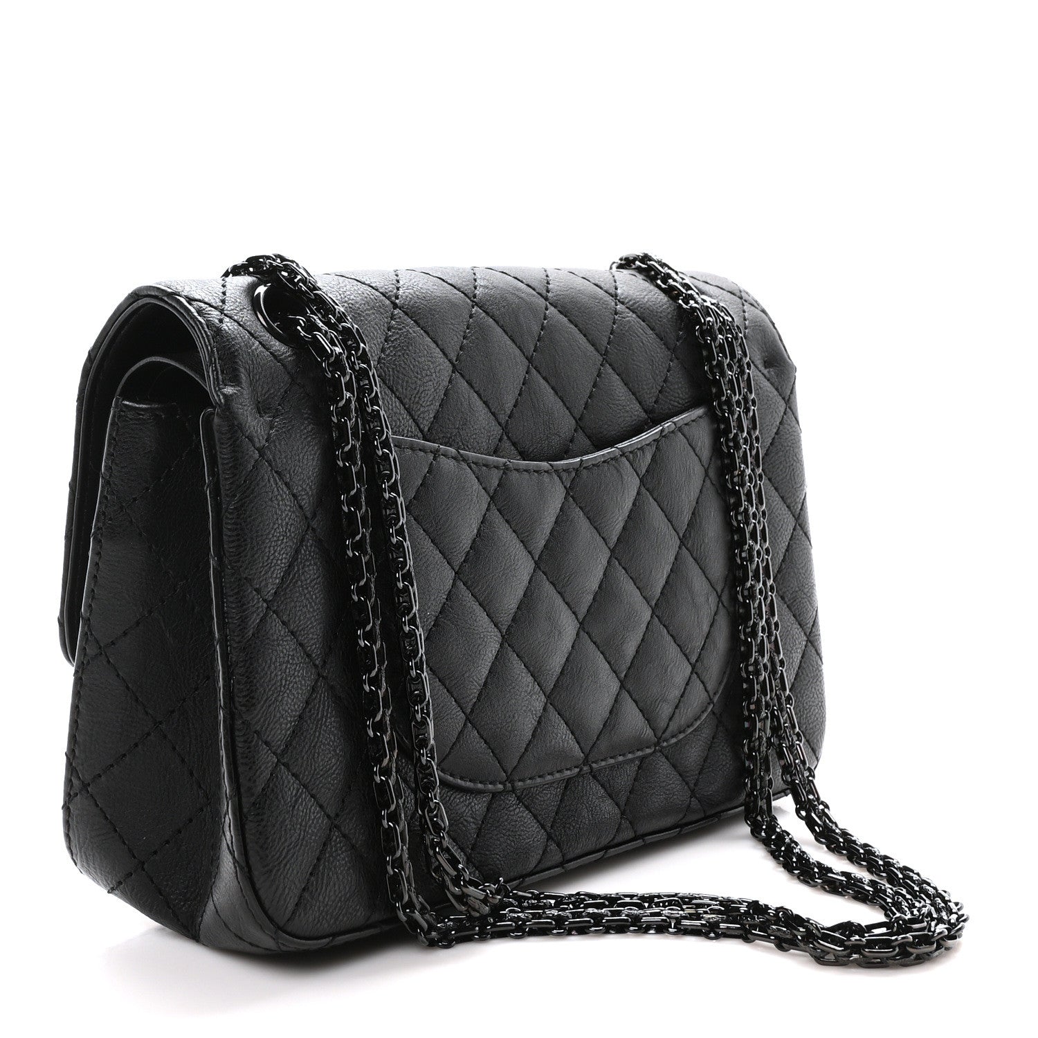 Chanel Calfskin Quilted 2.55 Reissue 225 Flap So Black 2 of 12