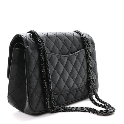Chanel Calfskin Quilted 2.55 Reissue 225 Flap So Black 2 of 12