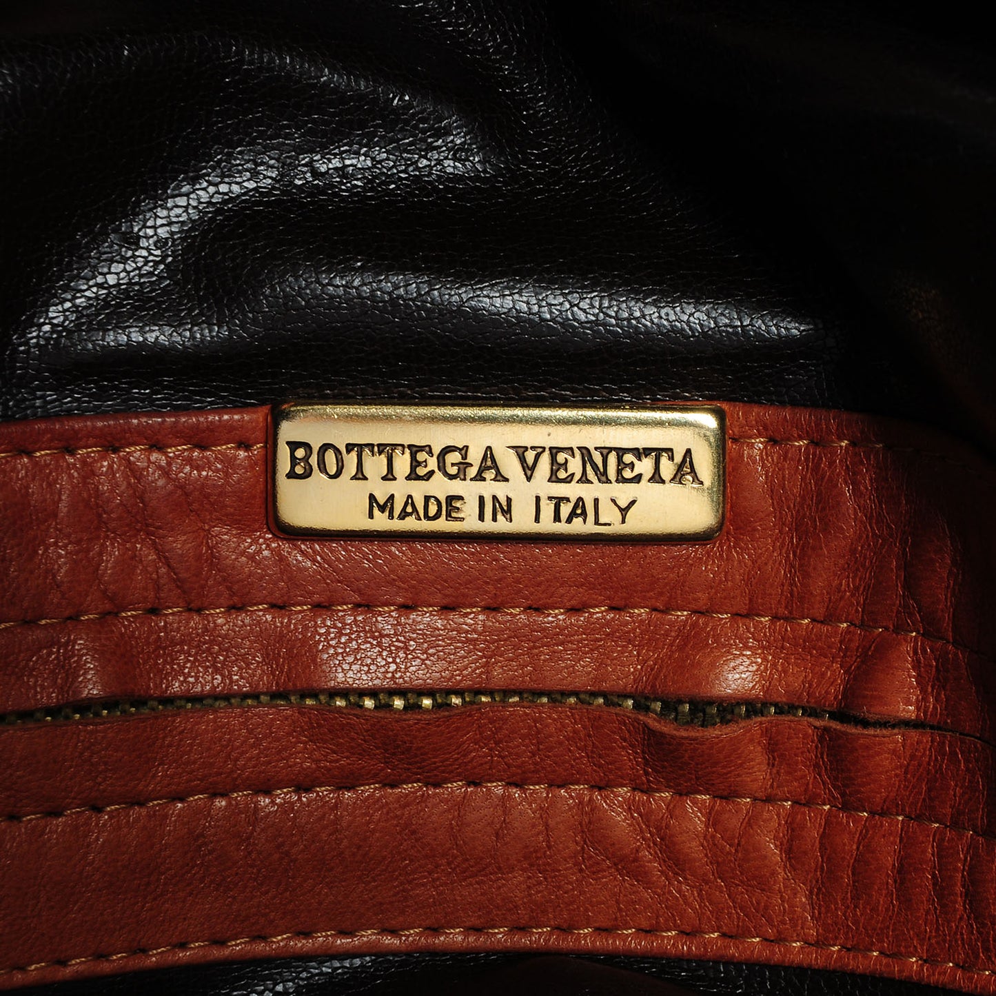 Vintage Nappa Intrecciato Duffel Brown