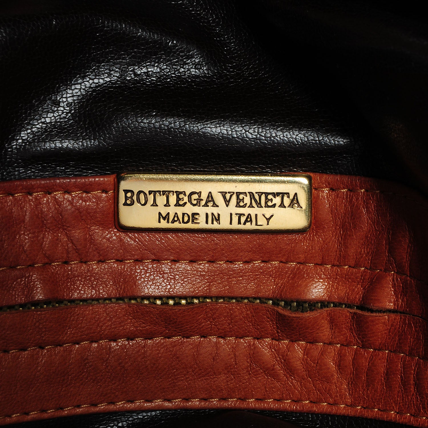 Bottega Veneta Vintage Nappa Intrecciato Duffel Brown 6 of 6