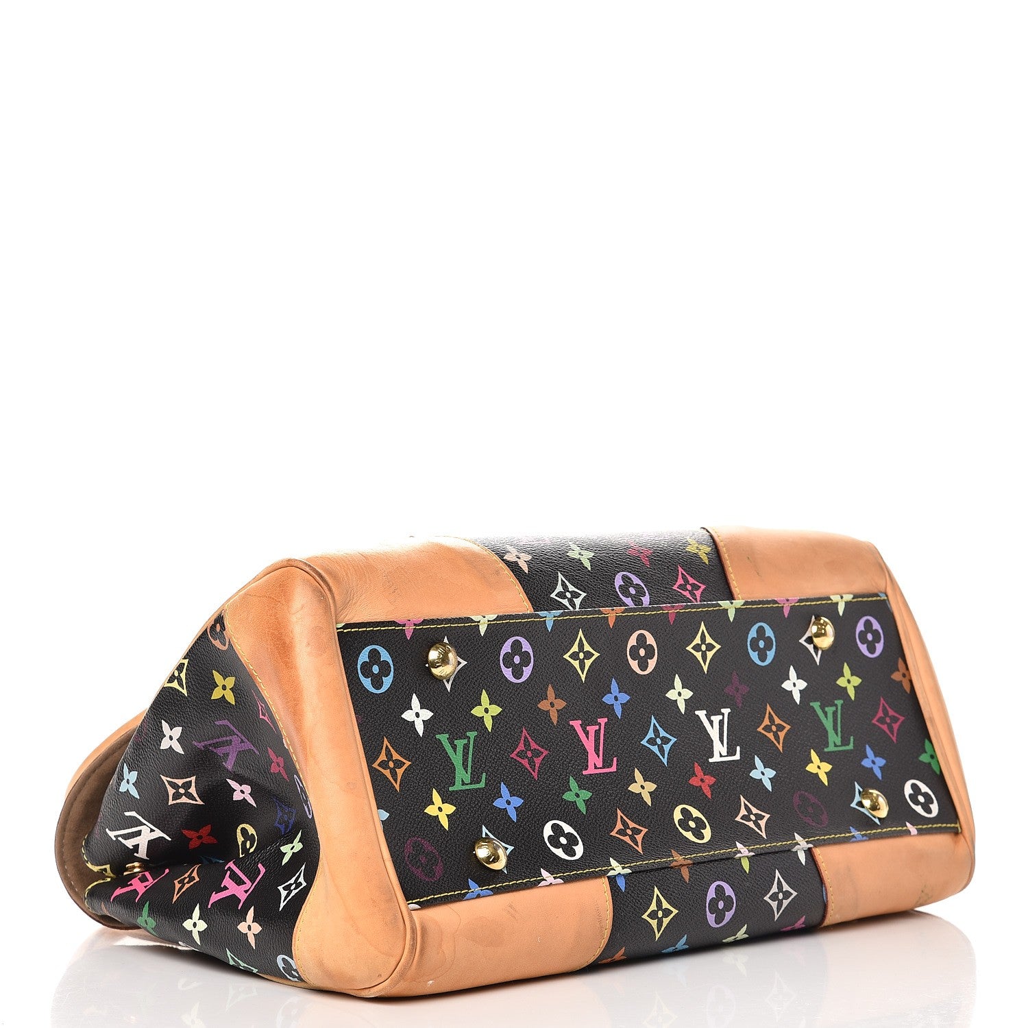 Louis Vuitton Monogram Multicolor Beverly GM Black 4 of 13