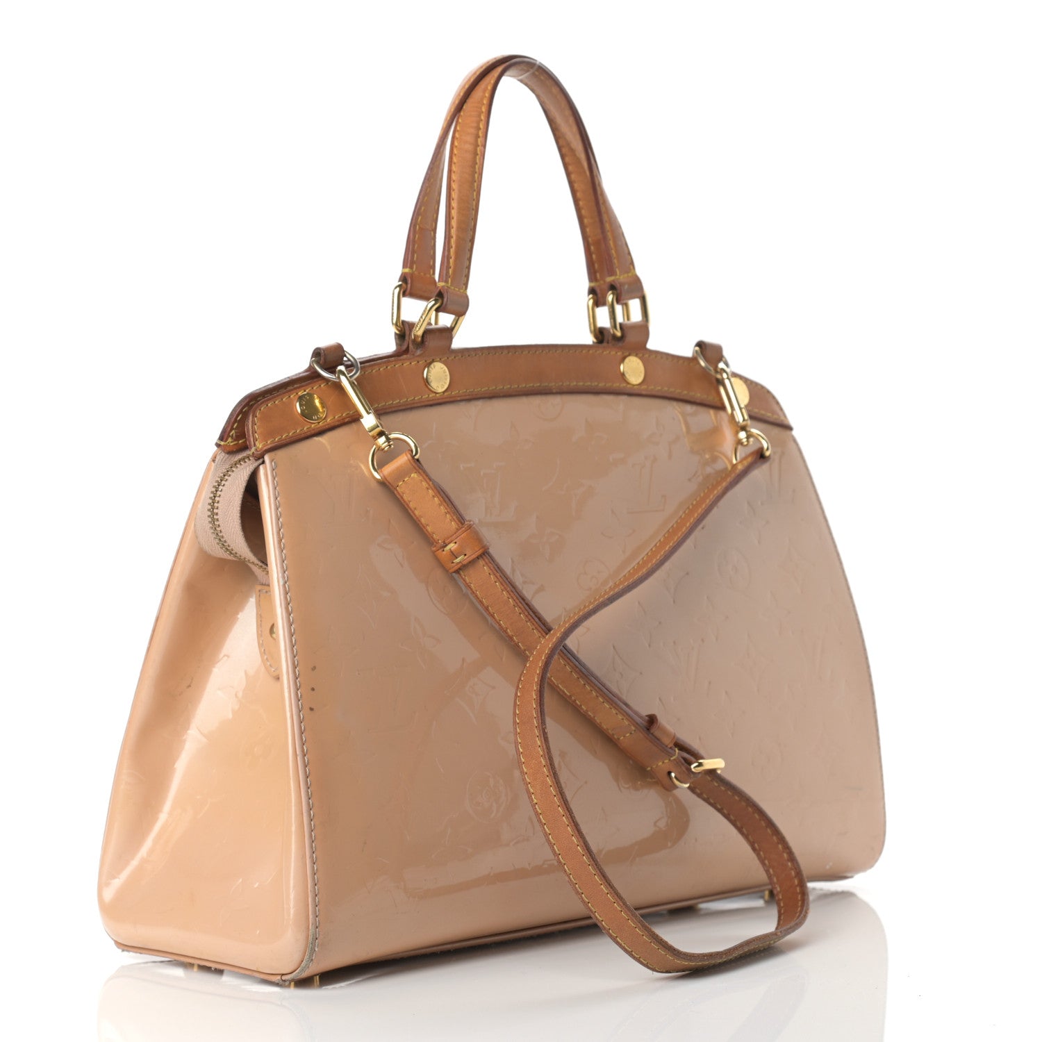 Louis Vuitton Vernis Brea MM Noisette 3 of 18
